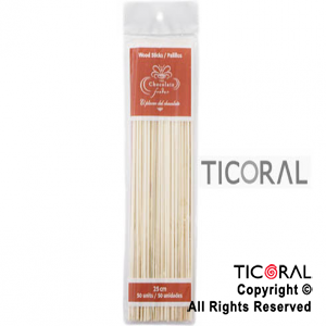 PALITO BROCHETTE TCF098 0.3X25CM x 50